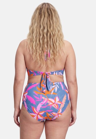 BECO the world of aquasports Bikini-Oberteil 'Tropical Flowers' in Blau