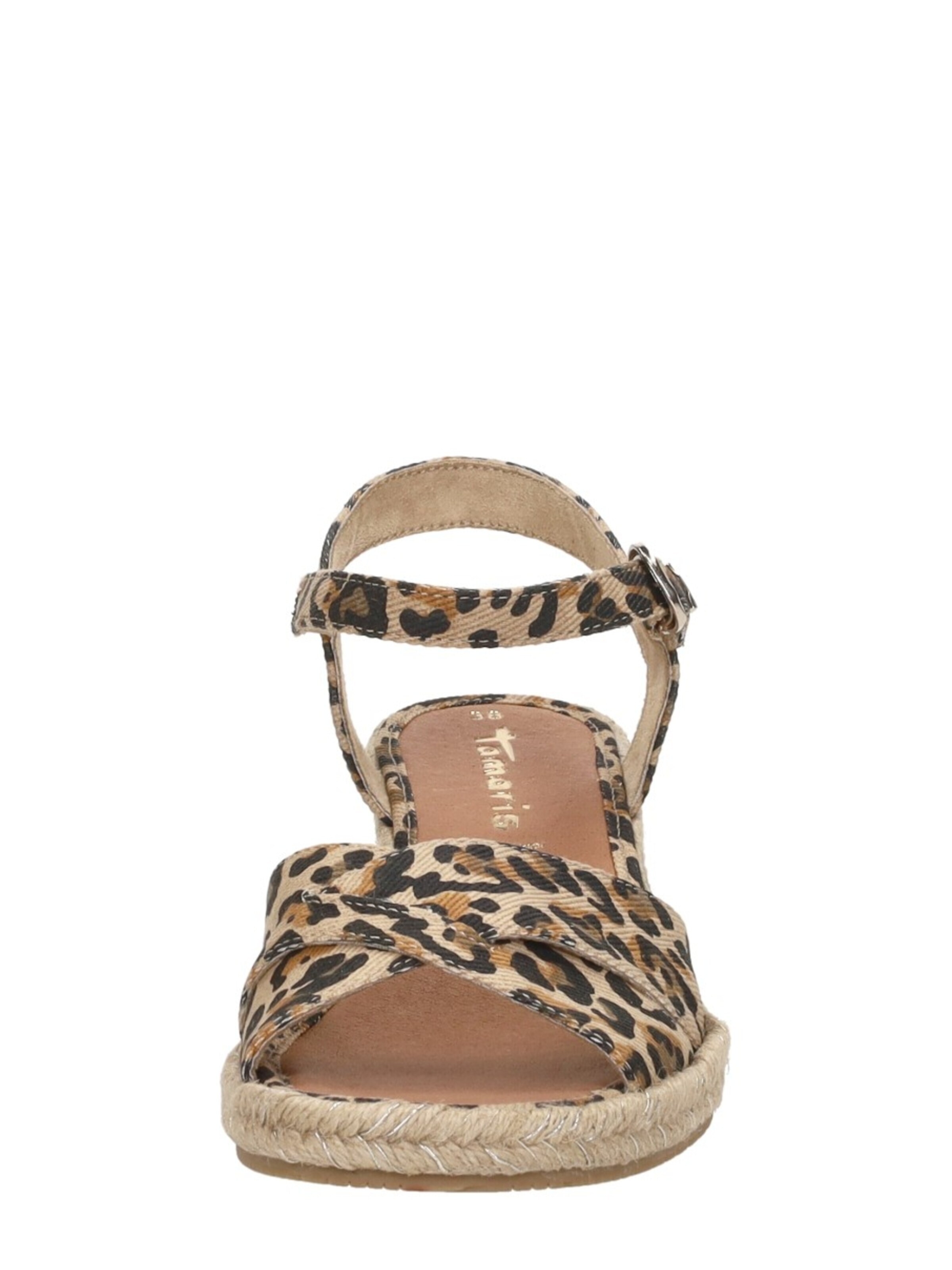 Tamaris Sandaal 'Sandalen Touwzool' in Beige