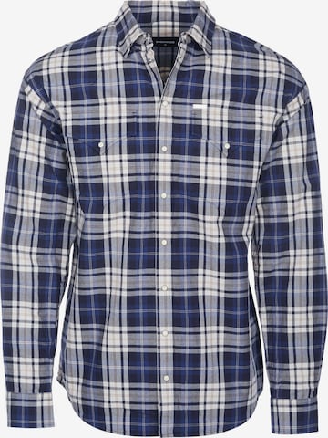DS2Majica 'Dsquared2 Hemd Check Drop blau' - plava boja: prednji dio