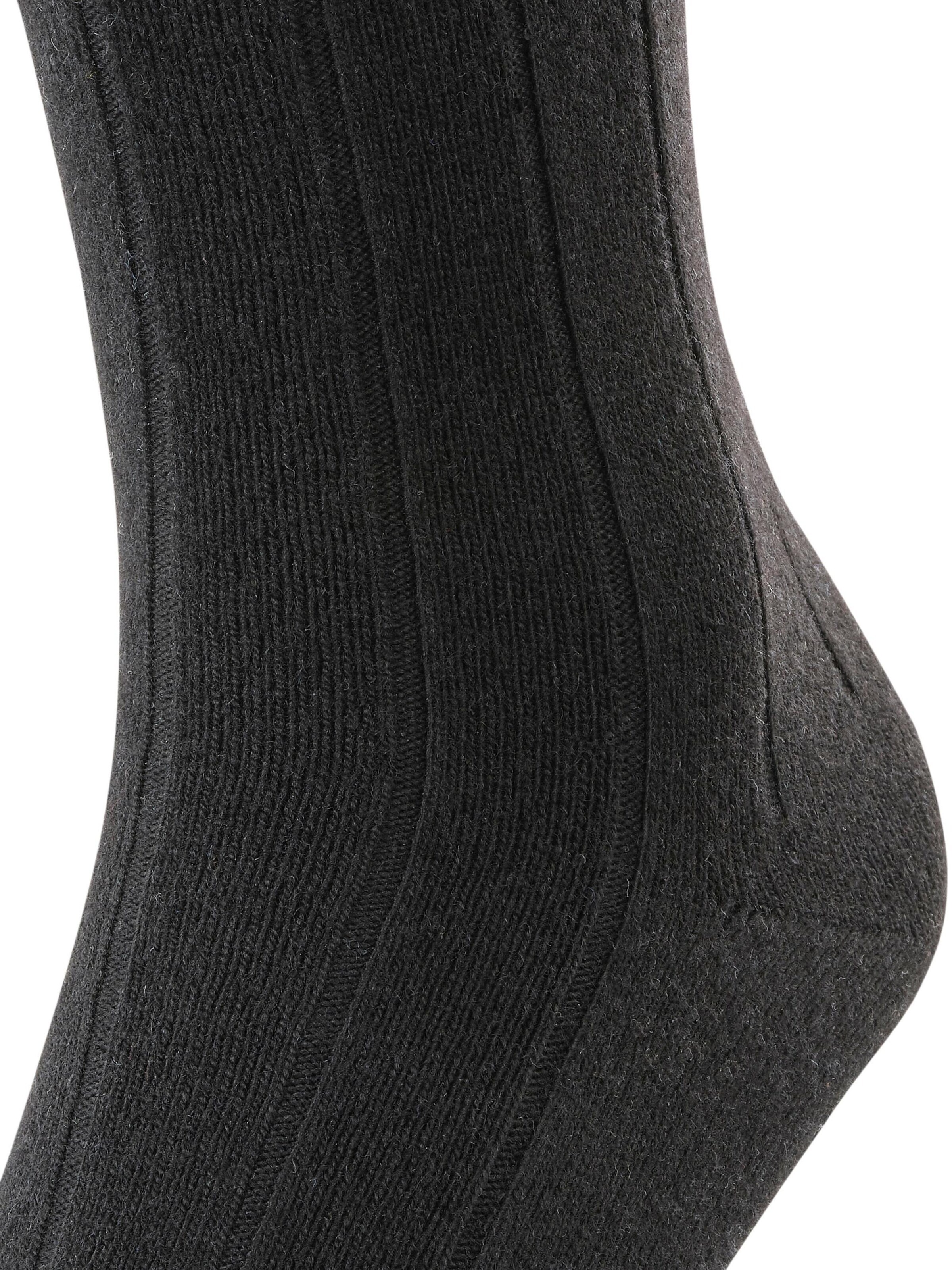 FALKE Knee High Socks 'Lhasa Rib' in Black