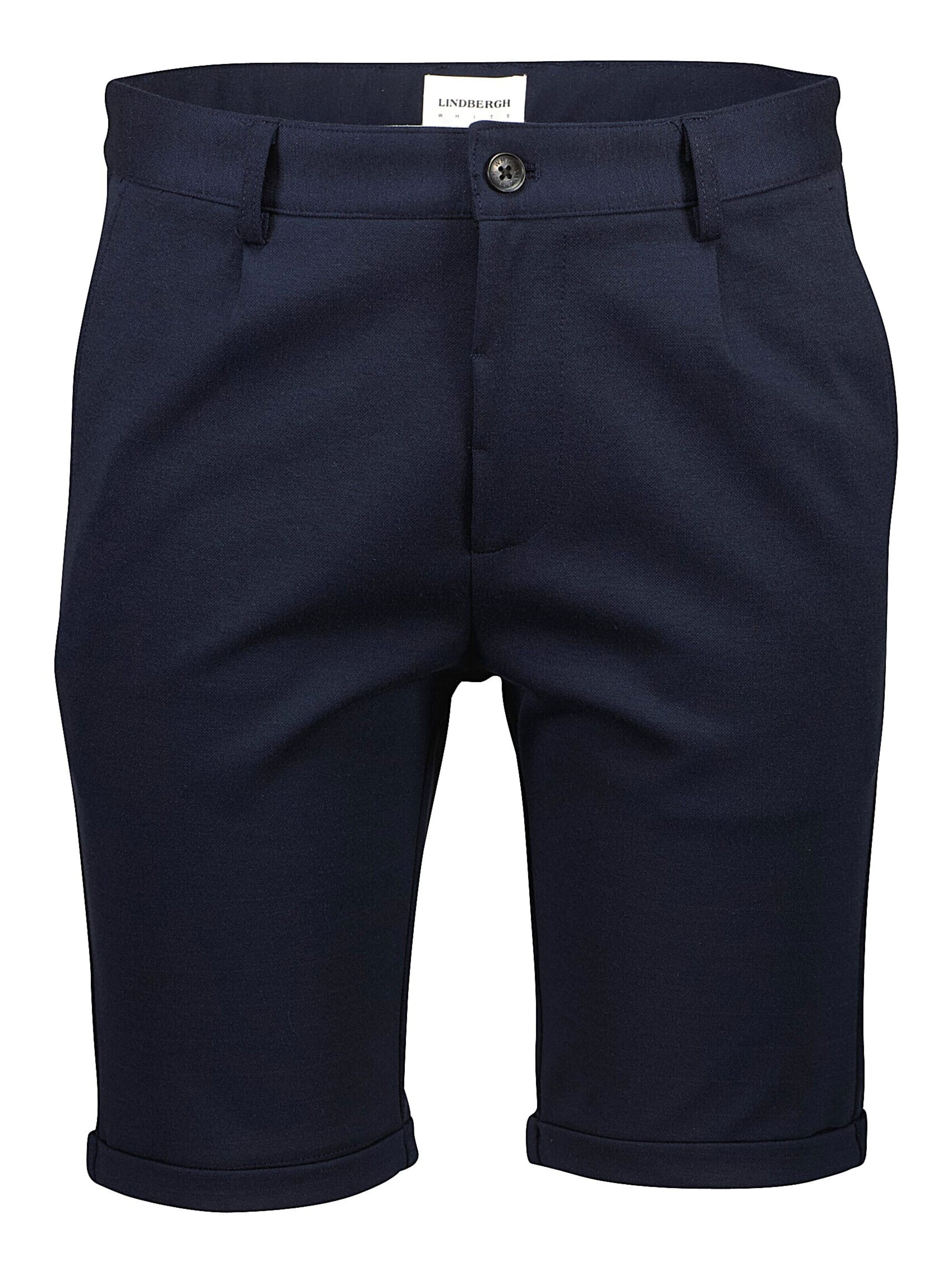 Lindbergh Regular Chino in Blauw: voorkant