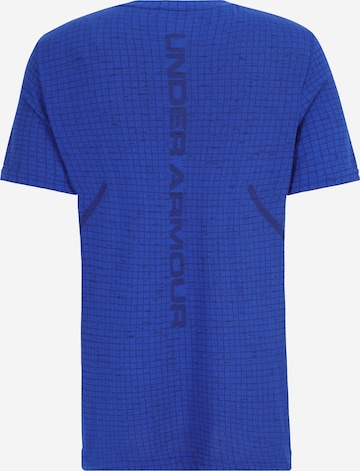 T-Shirt fonctionnel 'Grid' UNDER ARMOUR en bleu