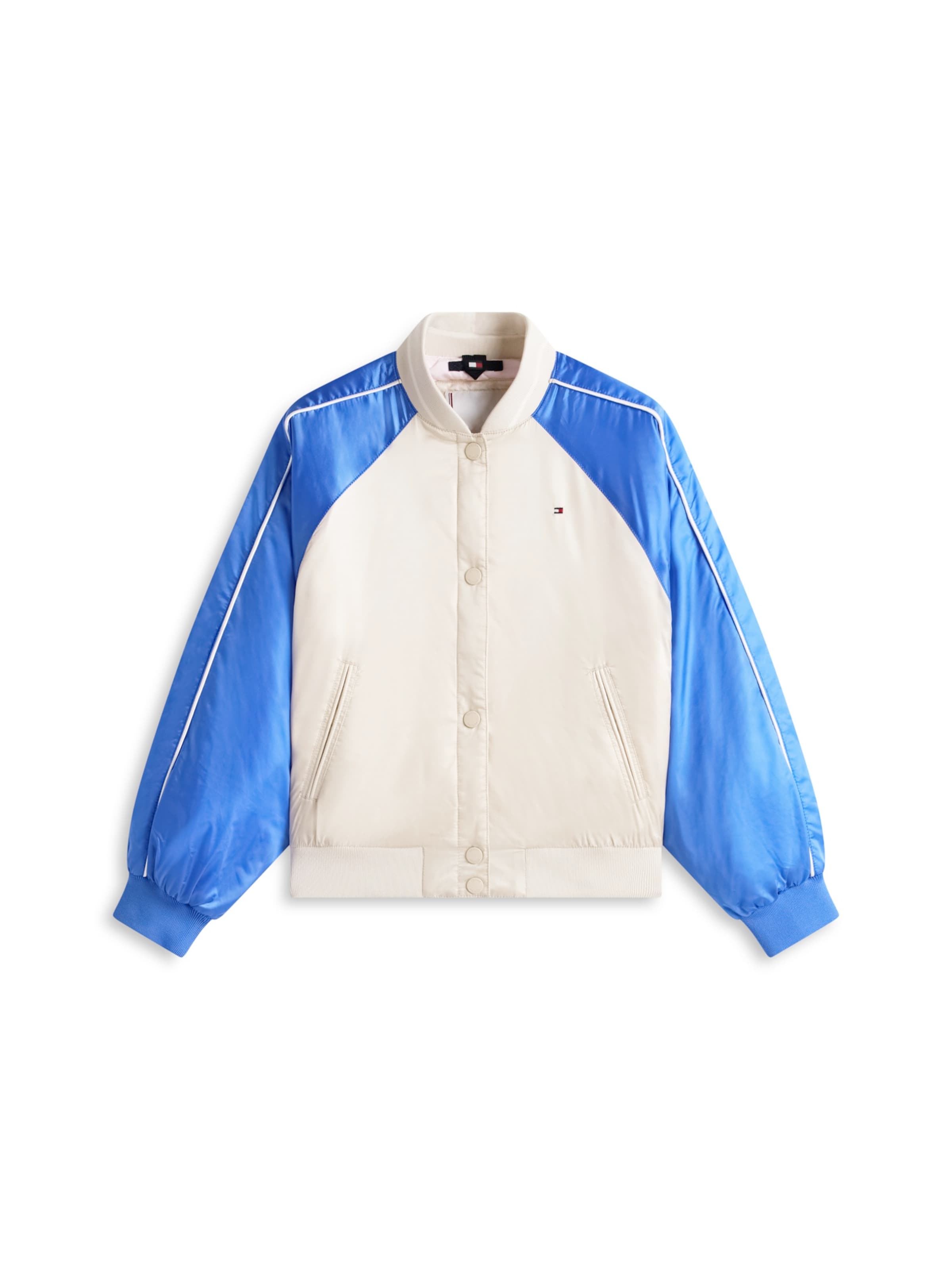 smėlio TOMMY HILFIGER Demisezoninė striukė: priekis