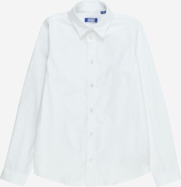 Coupe regular Chemise 'JOE' Jack & Jones Junior en blanc : devant