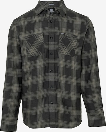 Volcom Regular fit Button Up Shirt 'TONE STONE LS' in Black: front