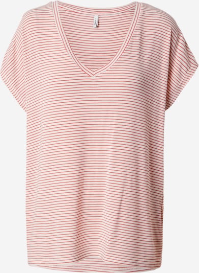 ONLY T-Shirt 'TINE' in ecru / pink, Produktansicht