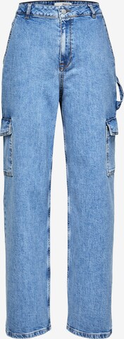 Regular Jeans cargo 'BETTY' SELECTED FEMME en bleu : devant
