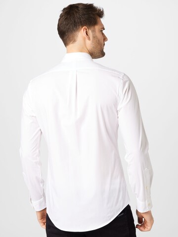 Coupe slim Chemise Polo Ralph Lauren en blanc