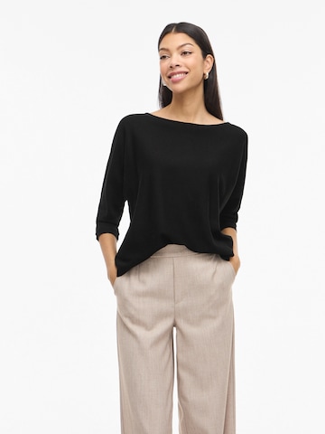 Pull-over 'VIMALU' VILA en noir : devant