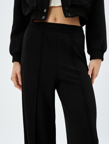 Koton Wide leg Trousers in Black