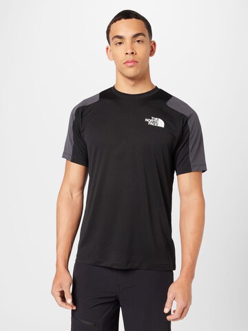 THE NORTH FACETehnička sportska majica - crna boja: prednji dio