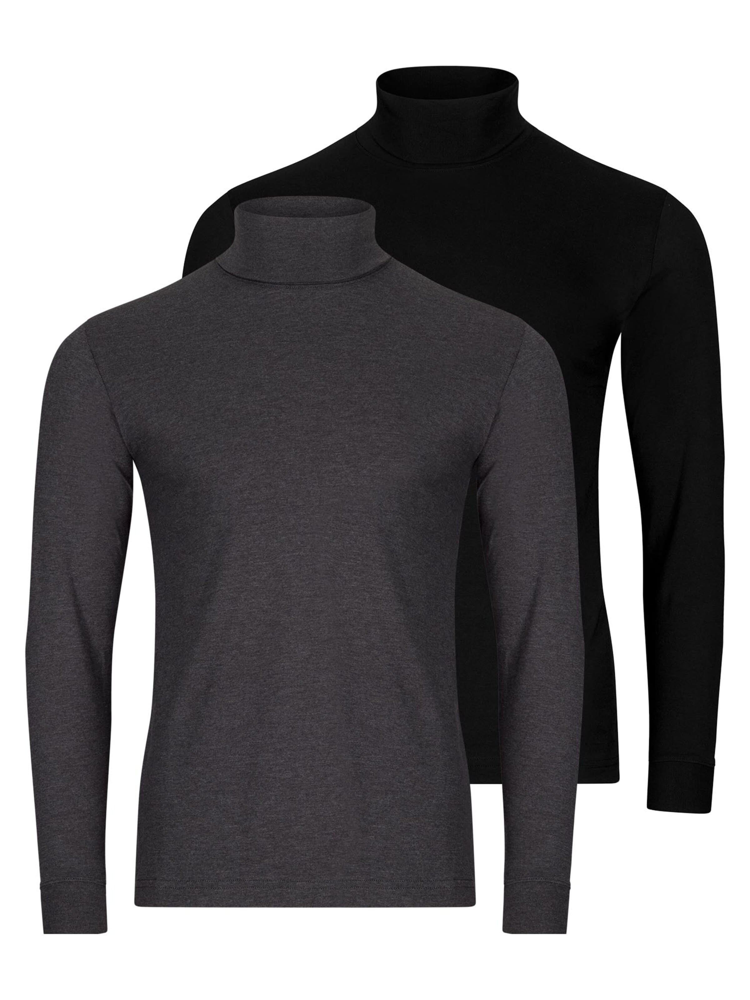 Ragman Shirt 'Basic' in Grey: front