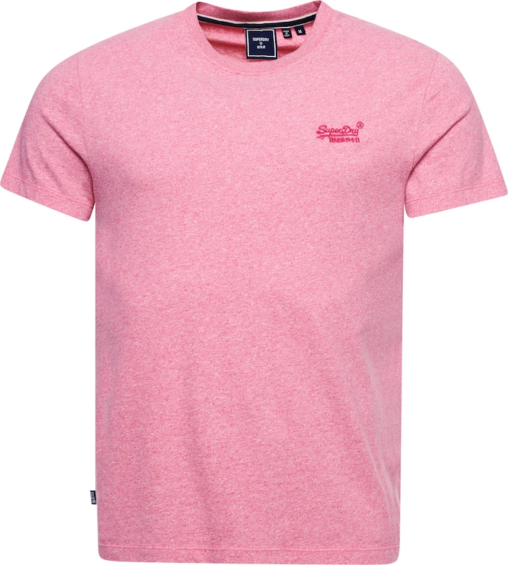Superdry Tapered T-Shirt in Altrosa RE6692 Superdry Tapered T-Shirt in Altrosa RE6692
