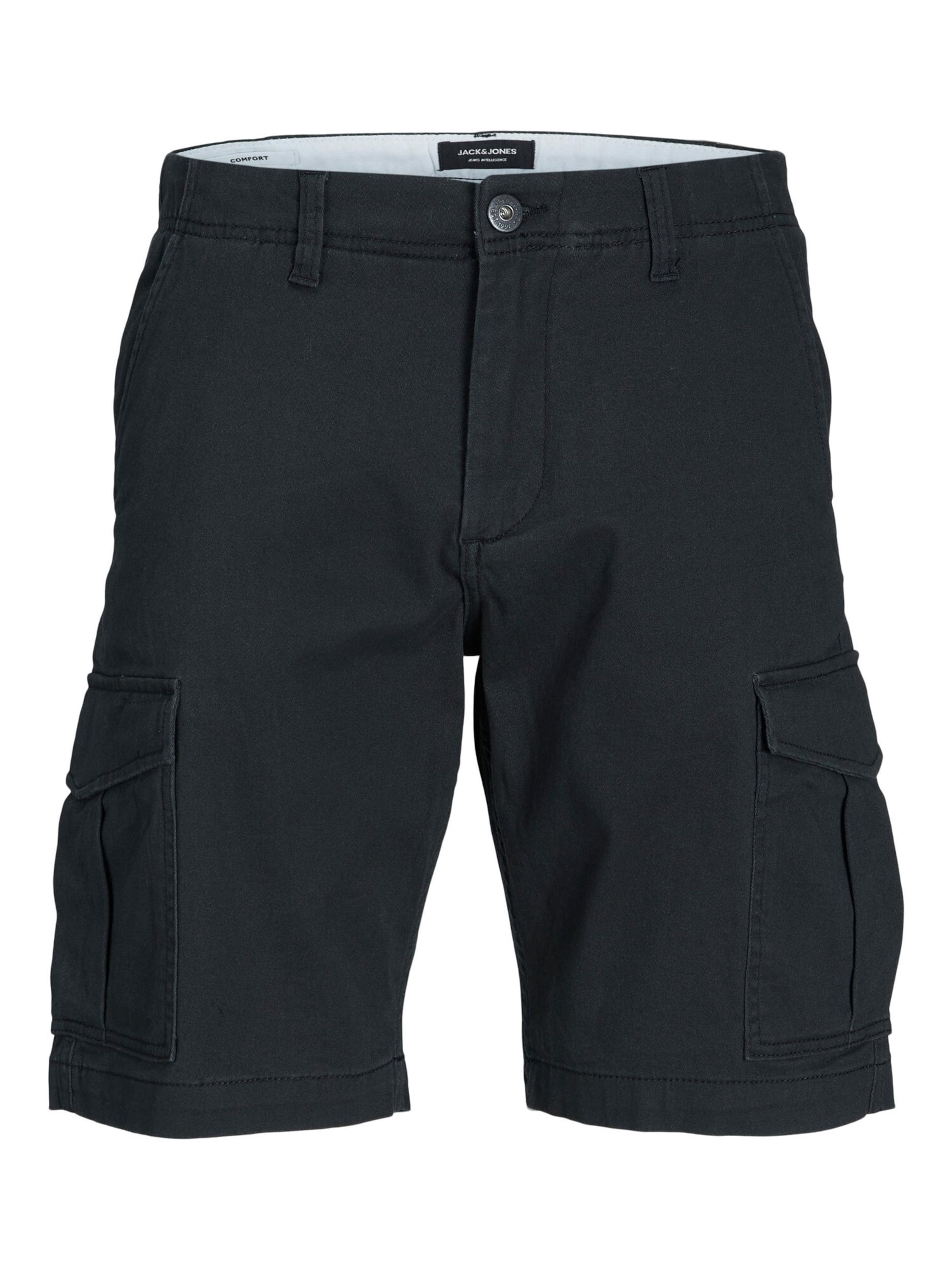 JACK & JONES Брюки-карго 'JJJoe' в размере 33 в Черный, Обзор товара