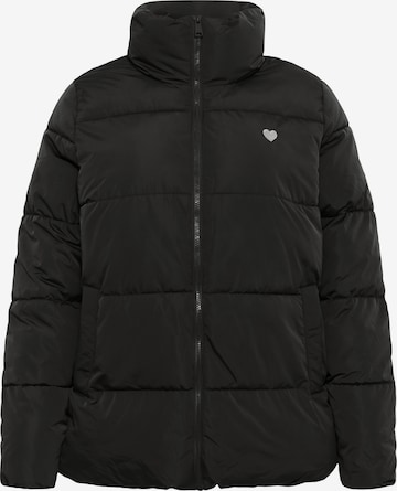 KAFFE CURVE Between-Season Jacket in Black: front