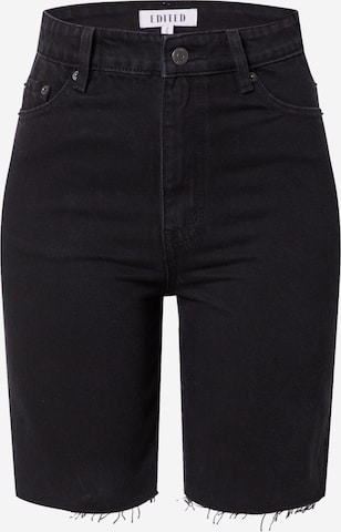 EDITED Regular Jeans 'Marit' i svart: forside