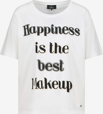 balta monari Marškinėliai: priekis