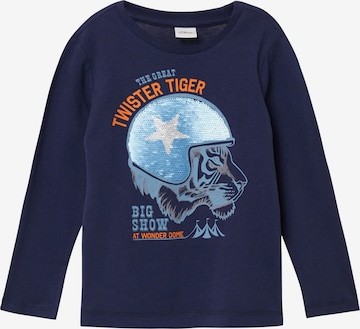 s.Oliver Shirt in Blauw: voorkant