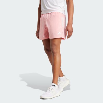 ADIDAS PERFORMANCE Sportbroek 'Own The Run' in Roze: voorkant