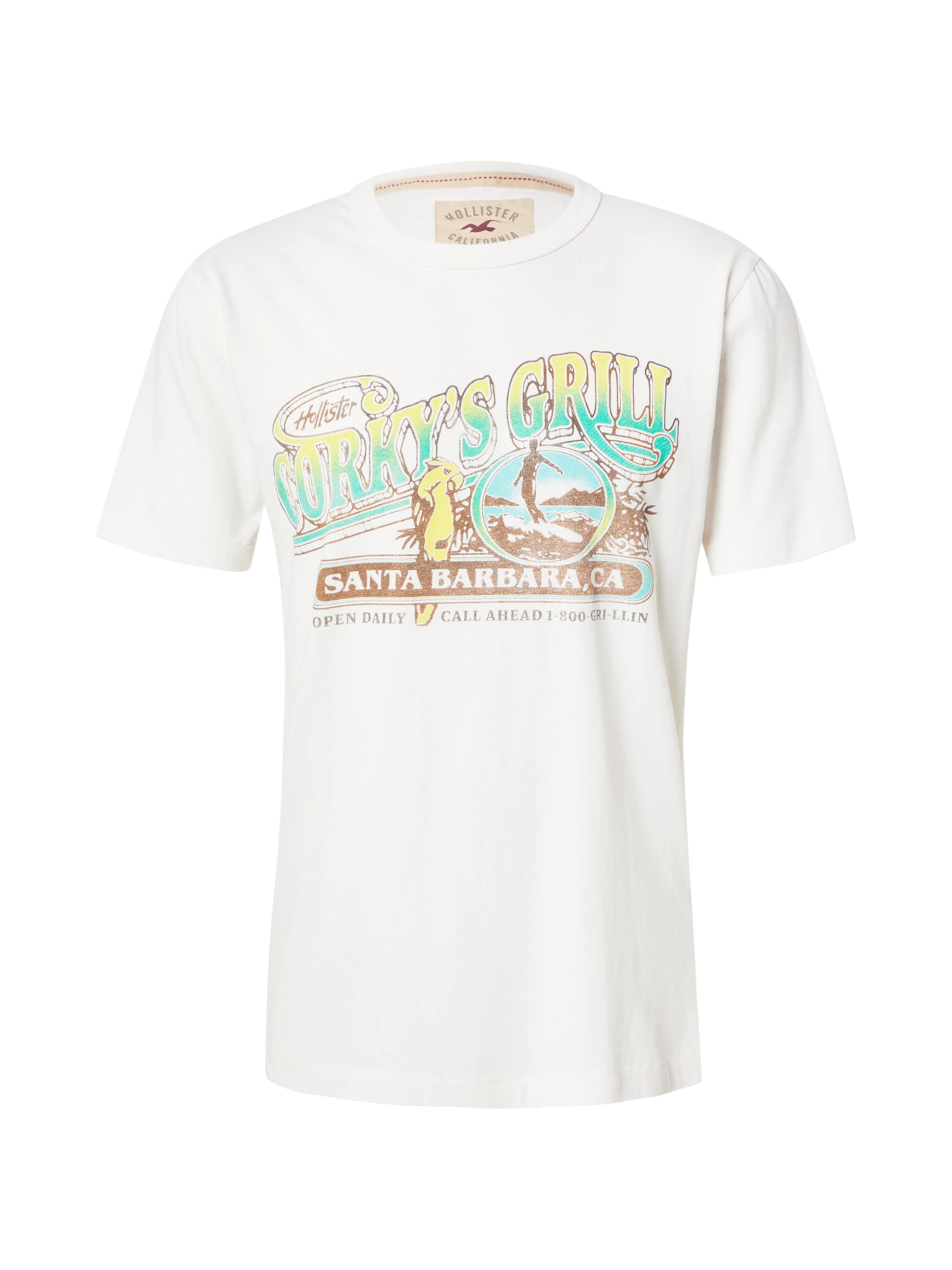 HOLLISTER T-shirt i vit: framsida