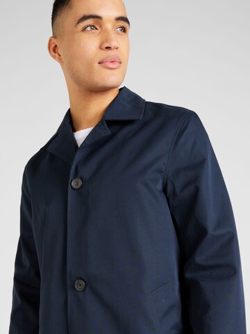 FARAH Between-Seasons Coat 'PIETRO CAR' in Blue