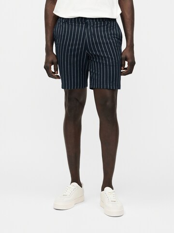 BOSS Обычный Брюки-чинос 'C-Kane1' в Синий: спереди