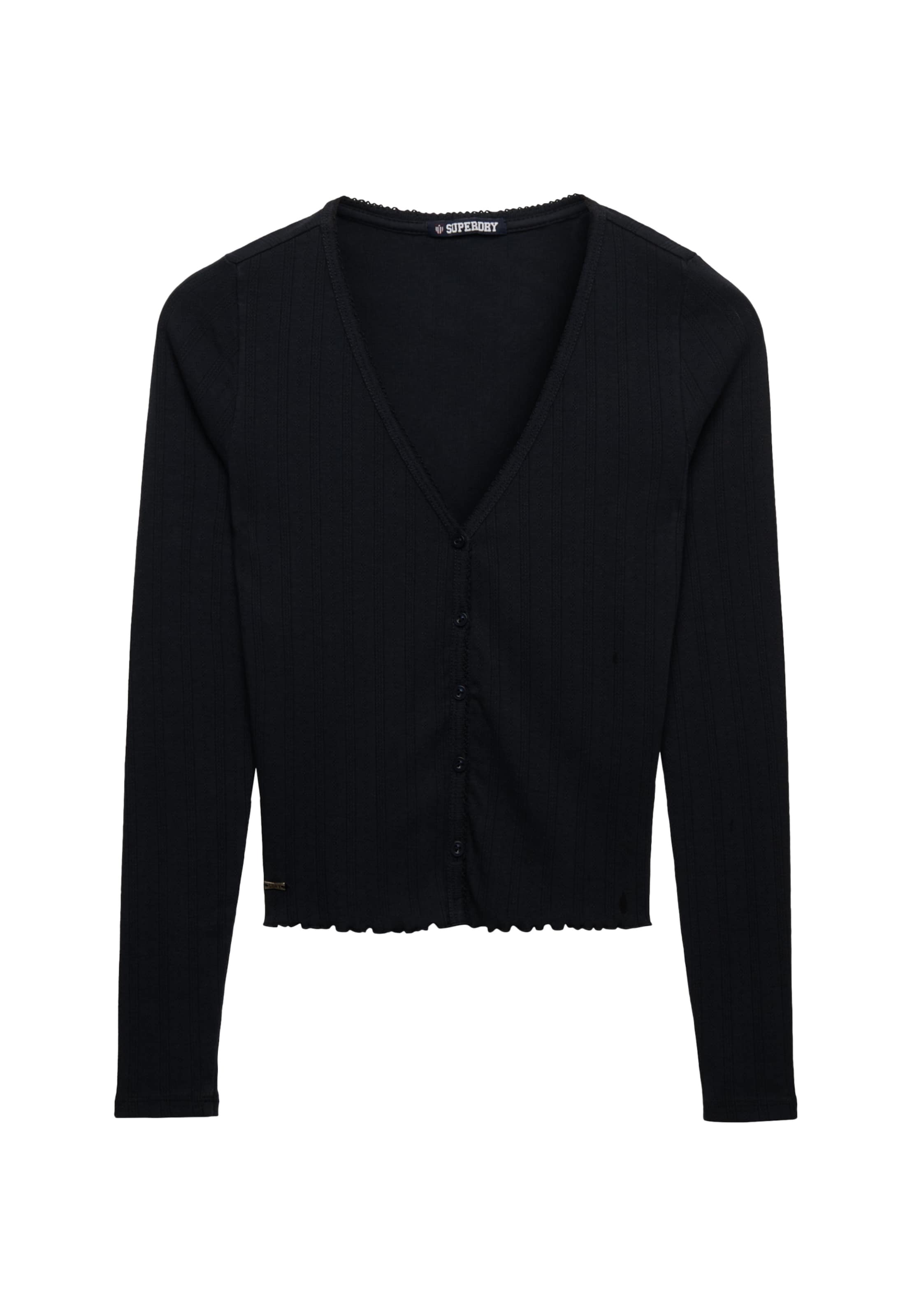 Cardigan 'Athletic Essential' Superdry & Co en bleu : devant