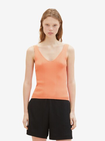 TOM TAILOR DENIM Top in Orange