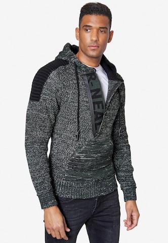 Rusty Neal Pullover 'Knitwear' in Grau: predná strana