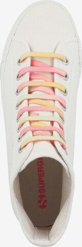SUPERGA Sneaker high '2708 Hi Top Shaded Lace' in Weiß