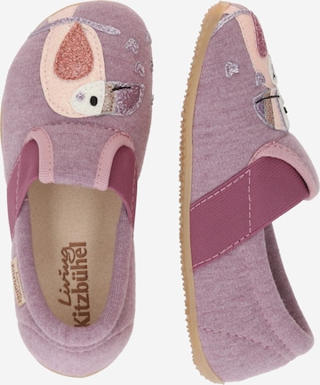 Living Kitzbühel Slippers 'Papagai' in Purple