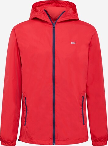 Tommy Jeans Between-Season Jacket in Red: front