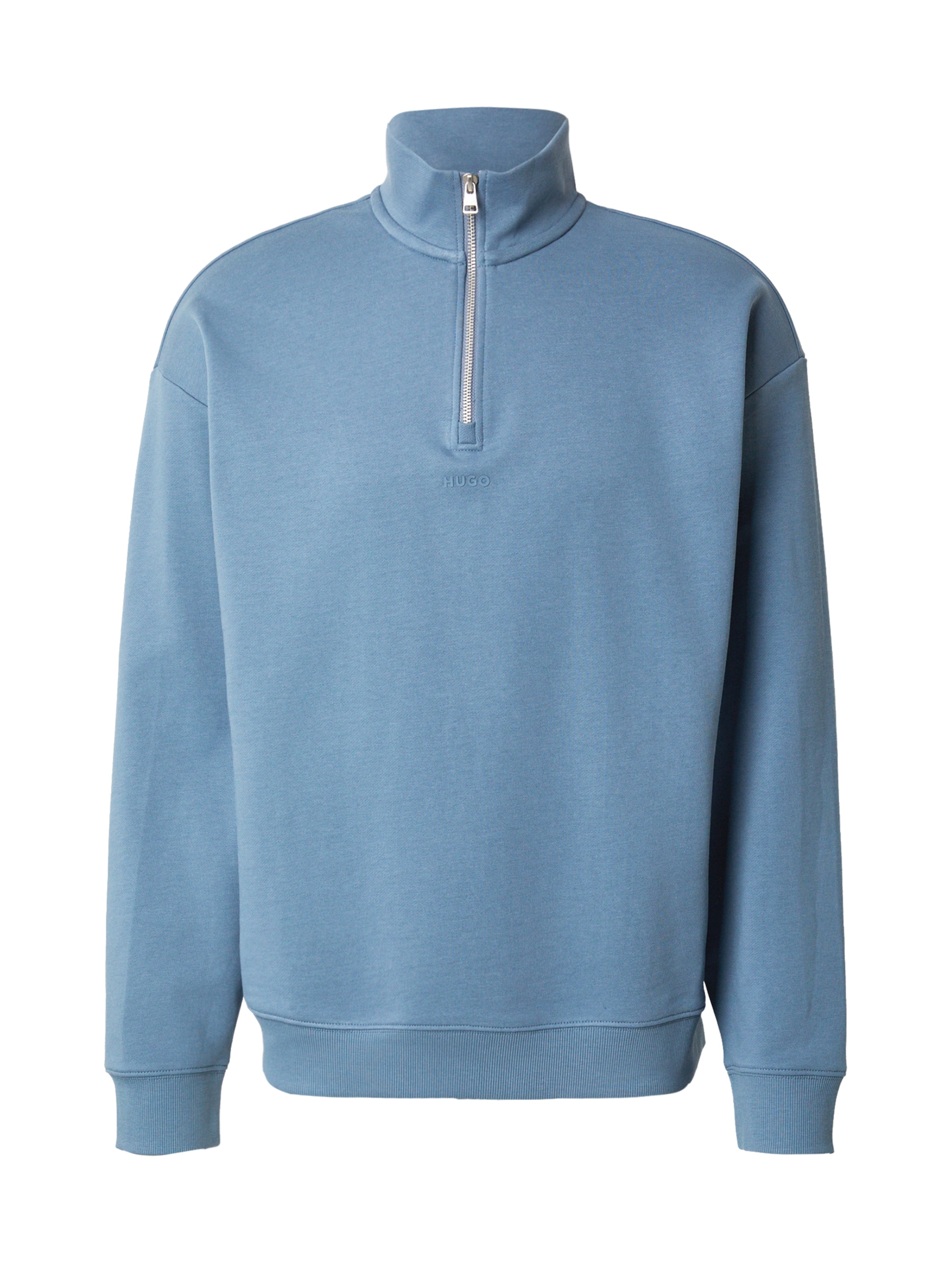 HUGO Μπλούζα φούτερ 'Durty244' σε μπλε: μπροστά