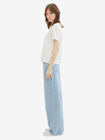 TOM TAILOR DENIM Wide leg Jeans i blå