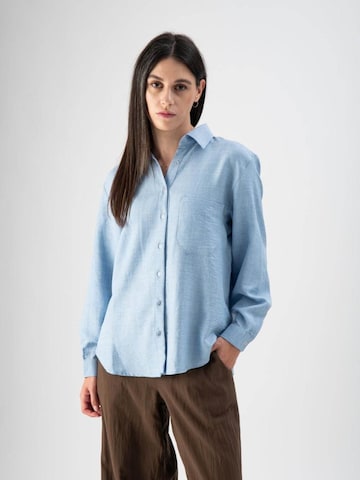 MND Bluse‌‌‌‌‌‌‌‌ in Blau: Vorderseite