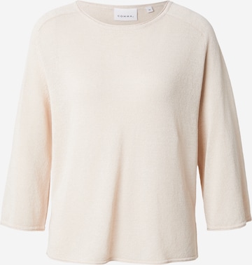 COMMA Sweter w kolorze beżowy: przód