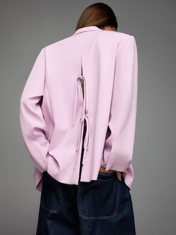 Bershka Blazer in Purple