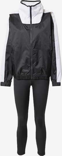 REEBOK Trainingsanzug in schwarz / weiß, Produktansicht