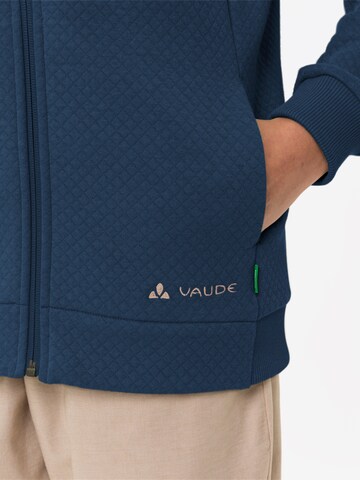 VAUDE Sports sweat jacket in Blue