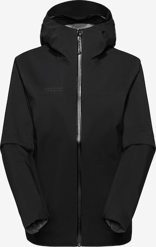 MAMMUT Outdoor Jacket in Black: front