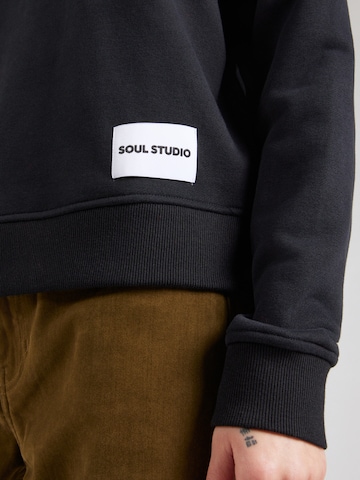 Smith&Soul Sweatshirt 'Soul Studio' in Zwart
