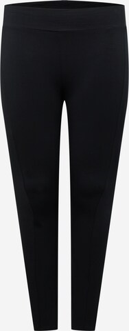 Regular Pantalon 'Albany' ABOUT YOU Curvy en noir : devant