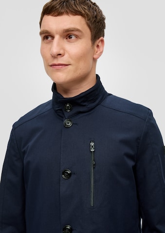 s.Oliver BLACK LABEL Mantel aus Baumwollmix in Blau