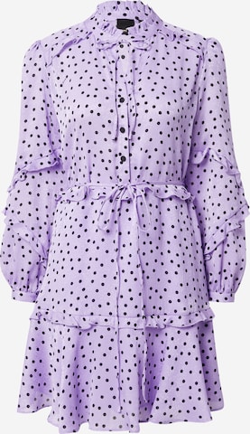 PINKO Платье-рубашка 'PICCADILLY' в Лиловый: спереди