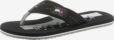 TOMMY HILFIGER Teenslippers in de kleur Navy / Vuurrood / Zwart / Wit, Productweergave