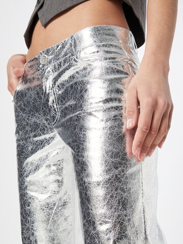 Regular Pantalon NLY by Nelly en argent