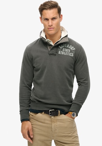 Sweat-shirt Superdry en gris : devant