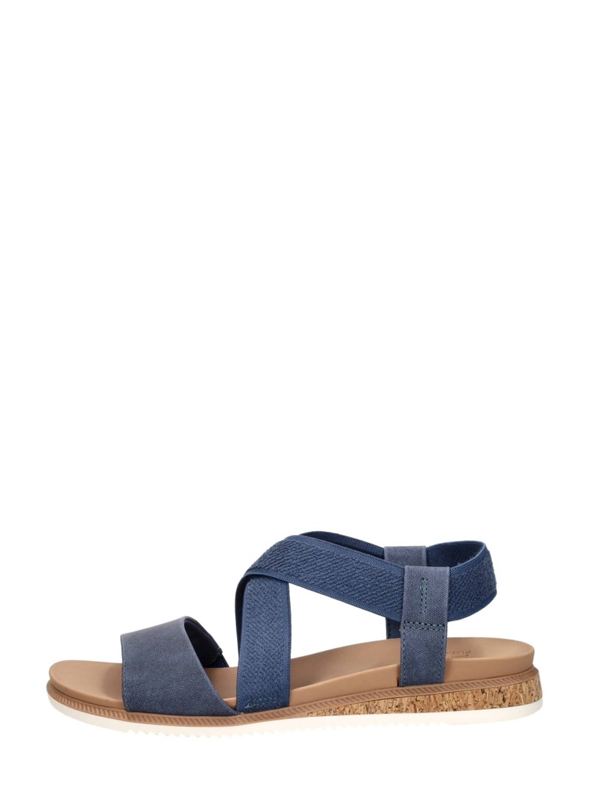 Sandales 'Bobs Desert Kiss Low' SKECHERS en bleu : devant