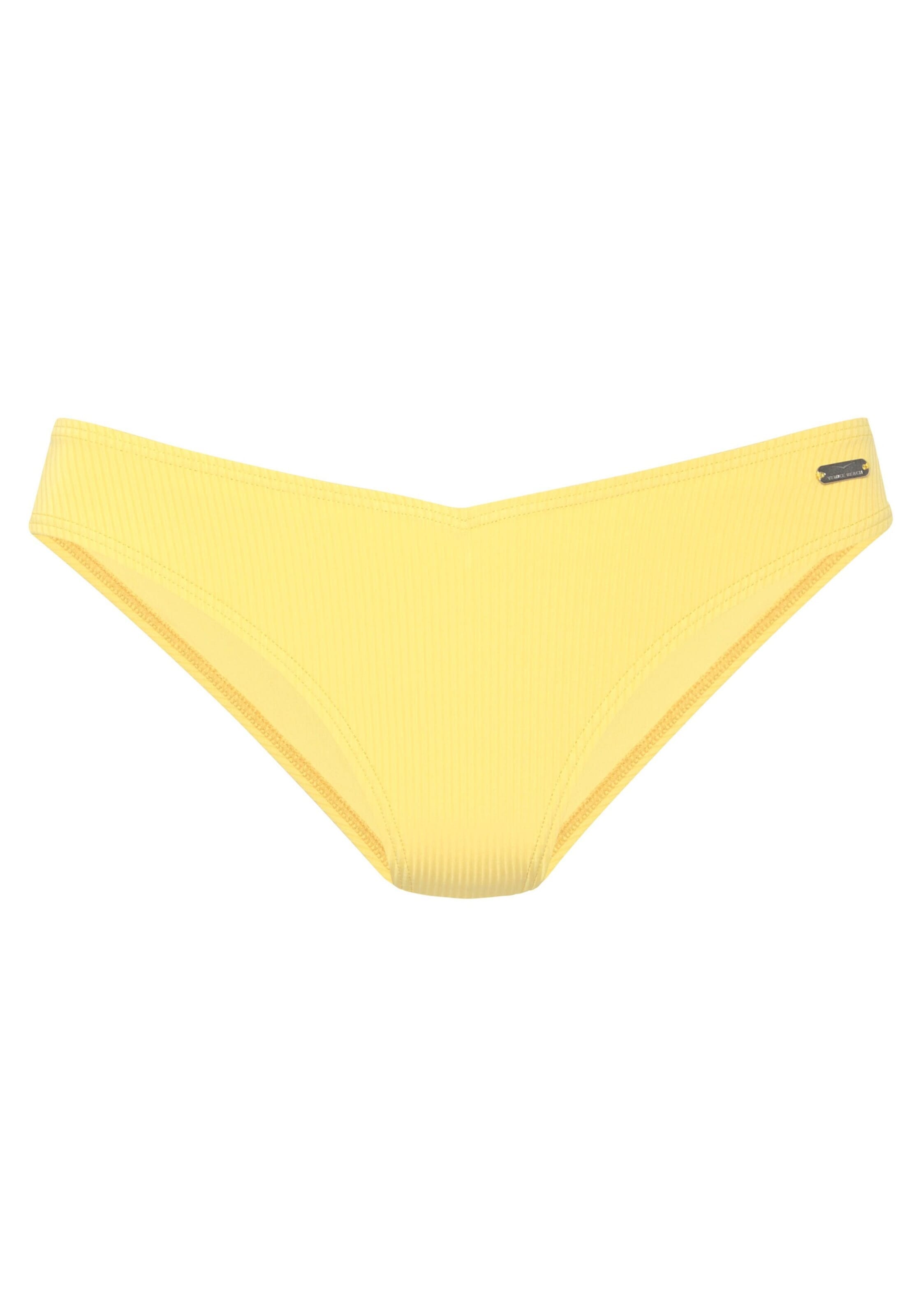 VENICE BEACH - Braga de bikini en amarillo: frente