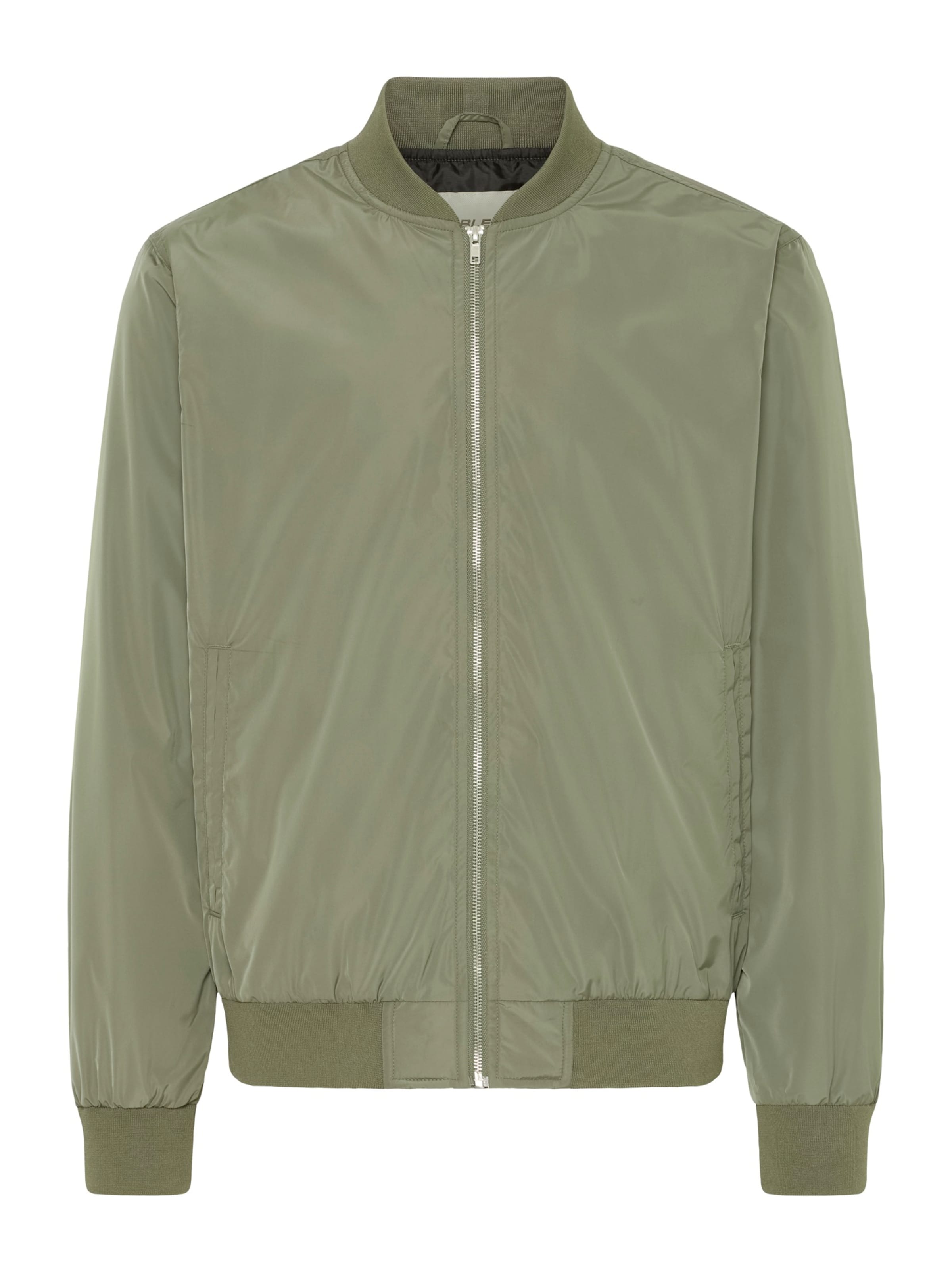 BLEND Přechodná bunda 'BHESSI' – zelená: přední strana